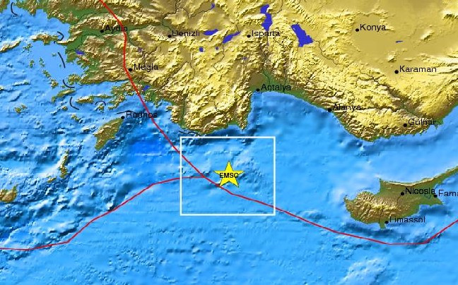 Σεισμός 4,5 ρίχτερ κοντά στην Κύπρο